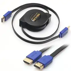 1 м Высокое качество HDMI стрейч кабель позолоченный мужчинами HDMI кабель адаптер версии 1.4 для HDTV sep19