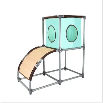 

Pet Kitty Bed for Cat House Cat Sleeping Bag Tunnel Cat Tree Scratching Toy Climbing Tree Cat Jumping Standing Frame Furniture
