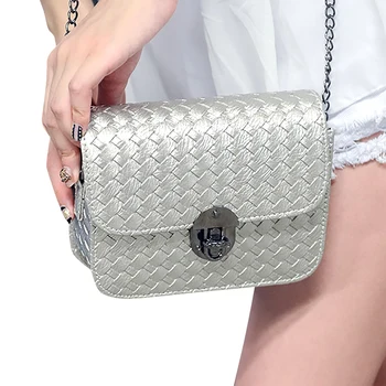 

JHD-Chain Handbags Tide Small Square Package Fashion Woman Shoulder Bag Han Edition Messenger Bag