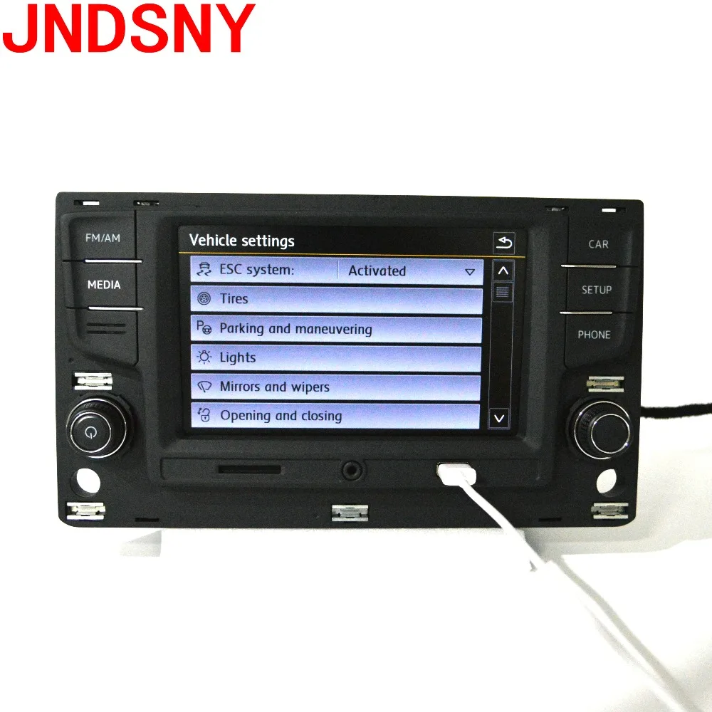 Вещательная система JNDSNY Mib 6 5 MIB поддерживает Carpaly Bluetooth изображение заднего вида