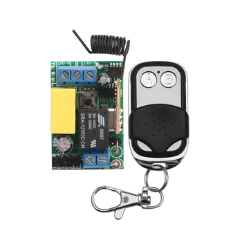 

220V 1CH 10A Mini Receiver Transmitter RF Wireless Remote Control Switch System For Light Lamp 315Mhz 433.92Mhz 10pcs/lot