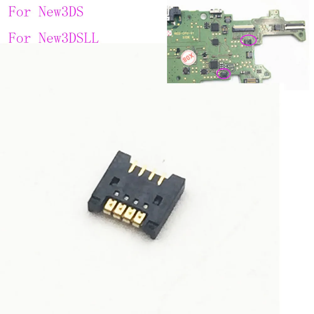 For New3DS LCD Touch Screen Socket Connector Plug Part for