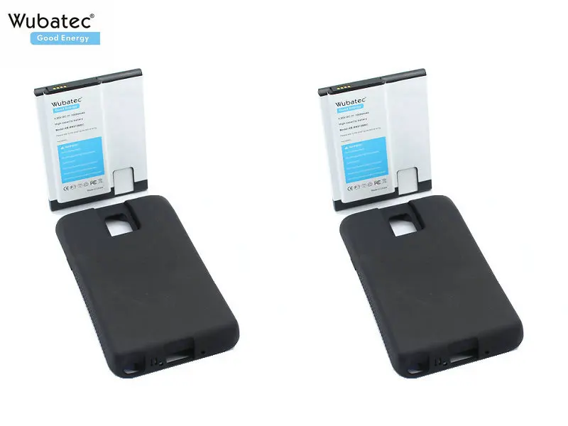 Wubatec 2x Note 4 NFC аккумулятор 10000 мАч для Samsung Galaxy Note4 N910F N910C N910V N910T + ТПУ чехол телефона