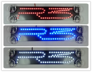 

NEW high quality Third generation letter lights suction cup Single Row R3 led car light