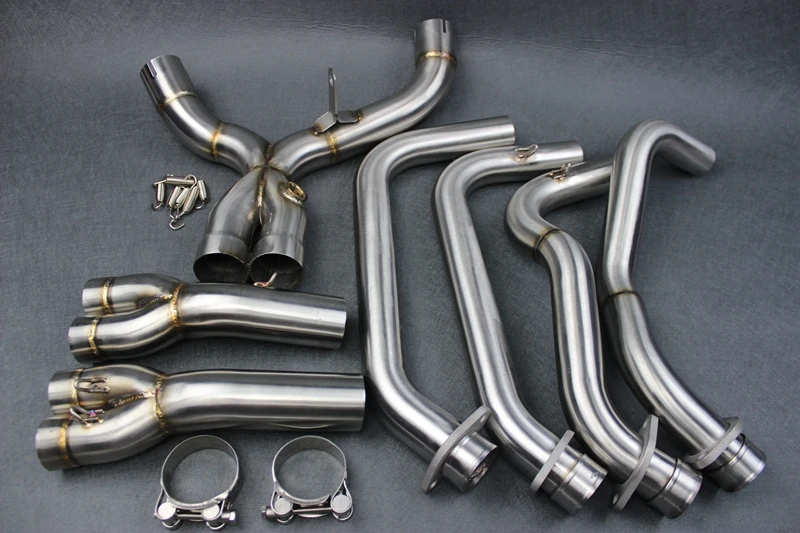 Z1000 2010-2016 Motorcycle Exhaust Muffler Pipe Modified Stainess Steel Front Pipe Tube Full System For Kawasaki Z1000 2010-1016 (4)