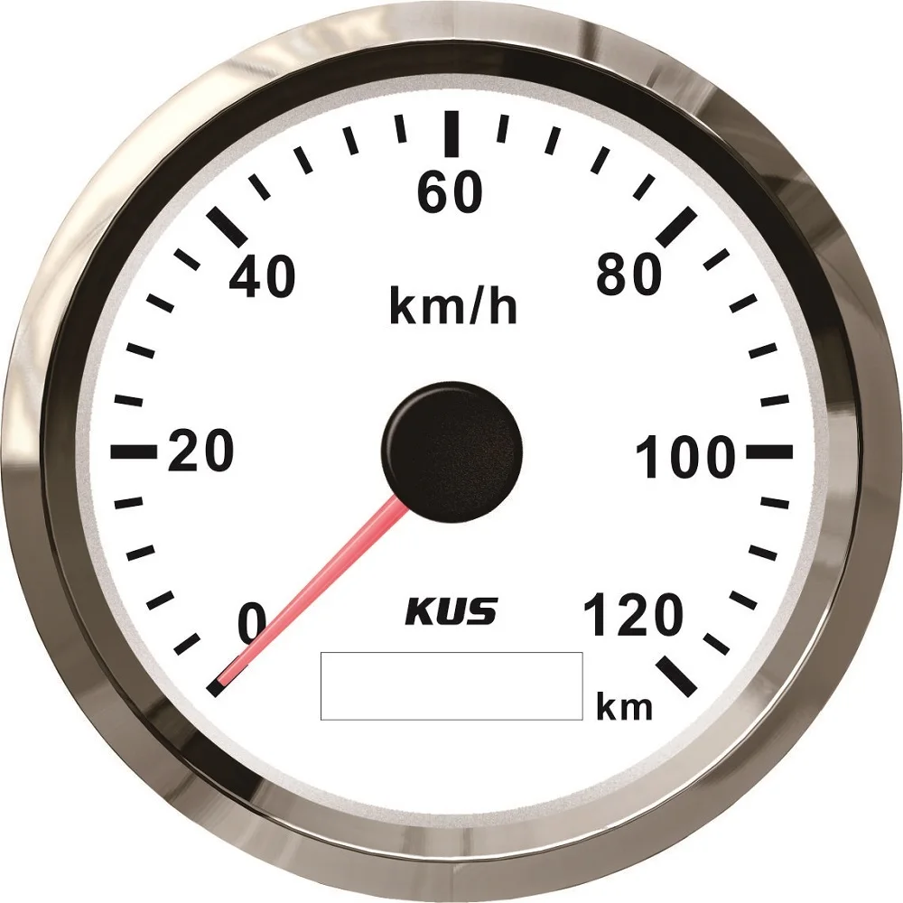 KUS Universal 85mm GPS Speedometer 120KM/H For Car Motorcycle Trucks