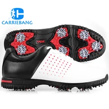 Мужская обувь для гольфа, нескользящая мужская спортивная обувь, легкая водостойкая и дышащая, без шипы для гольфа