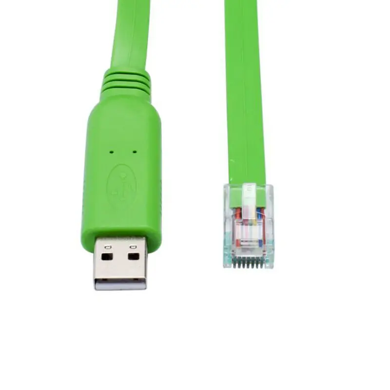 New Serial Cable 1.8m Length Network Routers USB Rs232 Rj45 Console