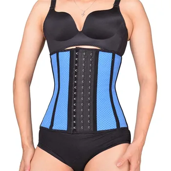 

Waist Trainer Ladies Shaping Waist Support Plus Size Fitness Neoprene Gym Sports Zig-zag Women Back Support Bodysuit Slimming