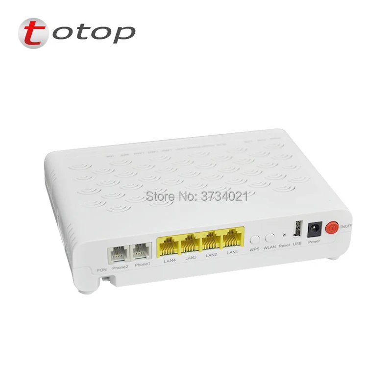 

ZTE GPON ONU ZXHN F612W with 2 FE port + 1 voice port + WIFI and English interface F612W Router