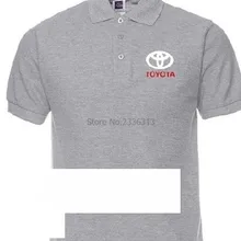 Лето для мужчин хлопок с коротким рукавом TOYOTA поло рубашки автомобиль 4S магазин сплошной цвет клиента одежда