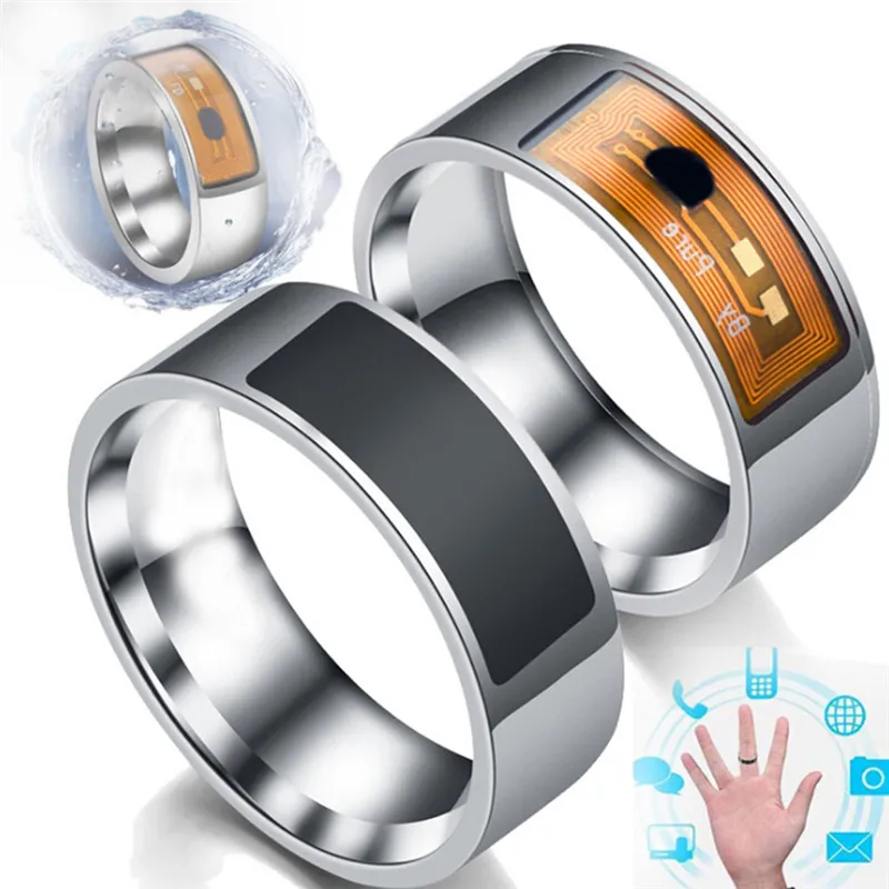 

1PC Technology Ring Magic Finger NFC Smart Rings Digital For Electronics Android Window Mobile Phone Wearable Stainless Steel