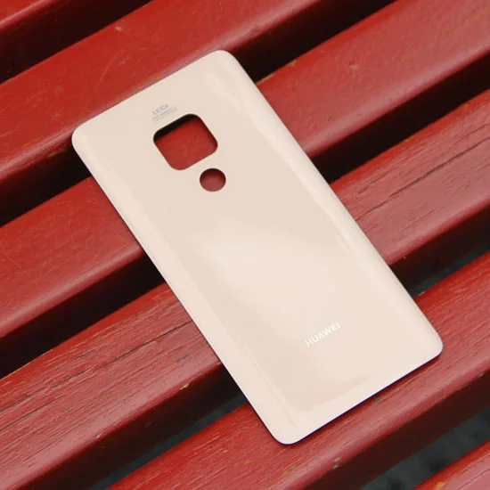 Чехол для huawei, стеклянная задняя крышка для huawei mate 20 mate 20, задняя крышка для задней двери, защитный чехол для телефона - Цвет: Gold