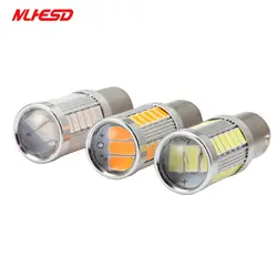 1x 33smd 5630 5730 LED 1156 BA15S P21W автомобиля задние фонари стоп автомобиля задние фары Противотуманные фары красный белого и желтого цвета