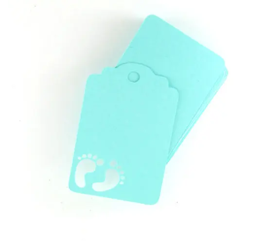 

custom colors kids feet wish tree gift tags Baby Shower Birthday wedding Party favor lables cards free shipping