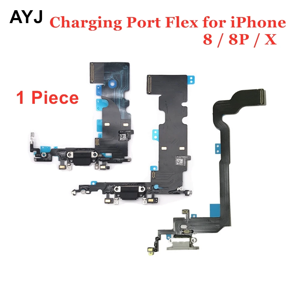 1 шт. гибкий USB кабель AYJ для зарядки iPhone 8 Plus X 8G 4 7 5 5|Шлейфы мобильных телефонов| |