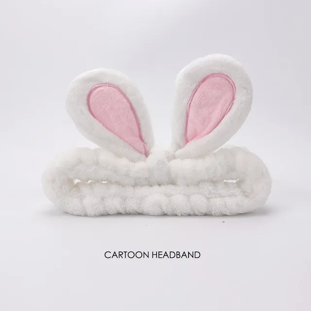 58 Styles Hair Bands for Women and Girls Makeup Mask Stretch Hair Band Cat Rabbit Ears Headdress Cartoon Hair Accessories A185-37