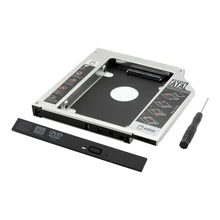 9,5 мм SATA III чехол для жесткого диска caddy адаптер лотка для ноутбука DVD-ROM слот для оптического отсека для 2,5 ''SSD HDD алюминиевый сплав