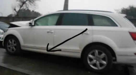Для Audi Q7 двери защита полоски на двери с хромированной отделкой