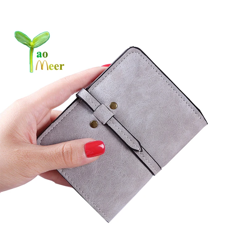 2018 leather women wallet hasp small coin pocket purse women wallets cards holders luxury brand wallets designer purse by04