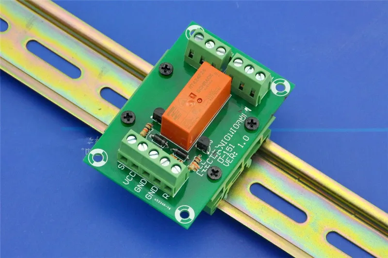Vert ALONGB Support de Circuit imprimé Support de Support de Support de Carte de Montage pour Rail DIN C45 Adaptateur de Carte 35 mm Rail DIN 10 Sets 