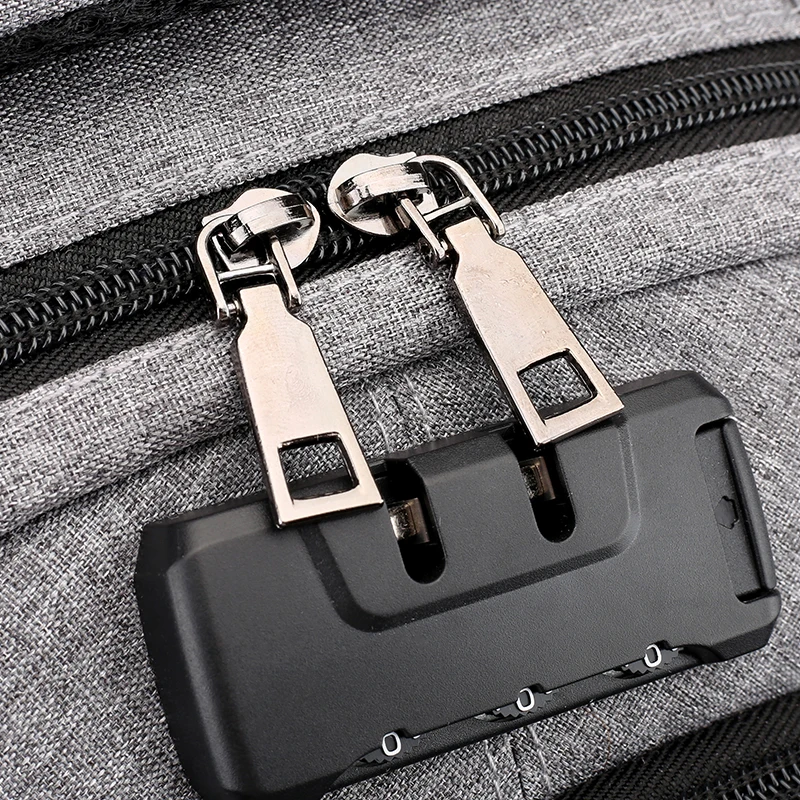 Повседневный Оксфордский рюкзак для отдыха с usb-зарядкой, Противоугонный рюкзак для мужчин и мальчиков, рюкзак для путешествий, Водонепроницаемый Школьный рюкзак для мужчин, Mochila