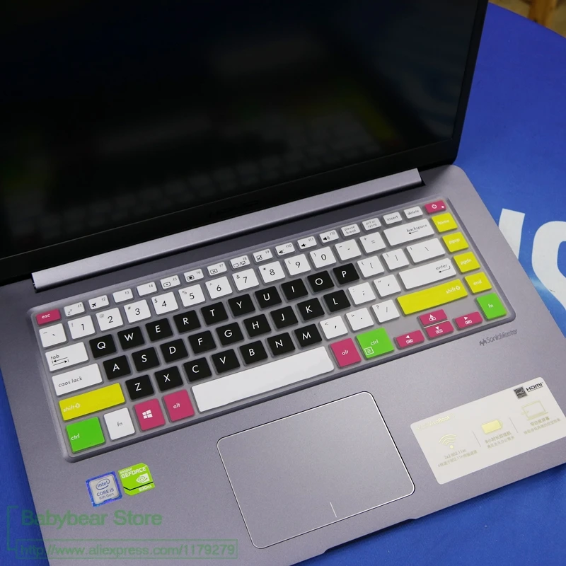 15,6 дюйма клавиатура протектор кожного покрова для Asus vivobook s15 X510 X510UQ X510UA X510UR X510UF X510U S5100UA S510U 15 дюймов