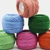 250g 5ball High Quality 100% Cotton Crochet Thread  Summer Dresses Lace Threads For Knitting New  Women Clothes Hand Knit Yarn 2