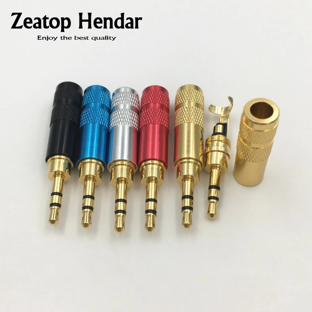 Mini conector Audio estéreo de 3 polos, 100 piezas, 2,5mm, con gancho de Clip, enchufe macho para Conector de reparación DIY, nuevo tipo 2,5|Conectores| - AliExpress