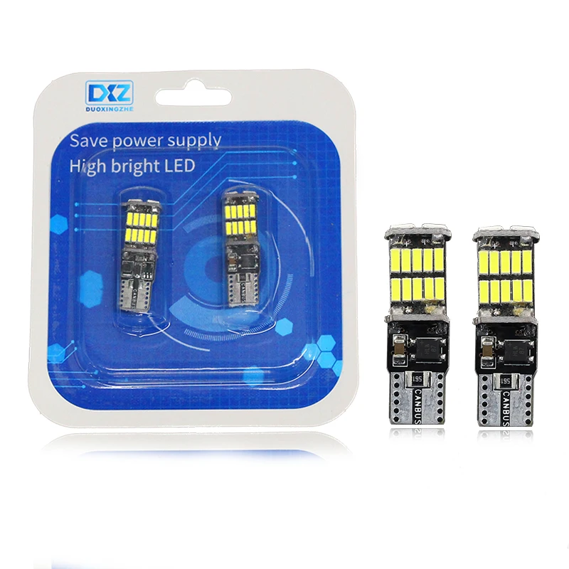DXZ 2 шт. t10 w5w canbus автомобильный интерьерный свет 194 501 led 26 4014 инструмент SMD лампа купол свет без ошибки 12В 6000K|Сигнальная лампа| | АлиЭкспресс