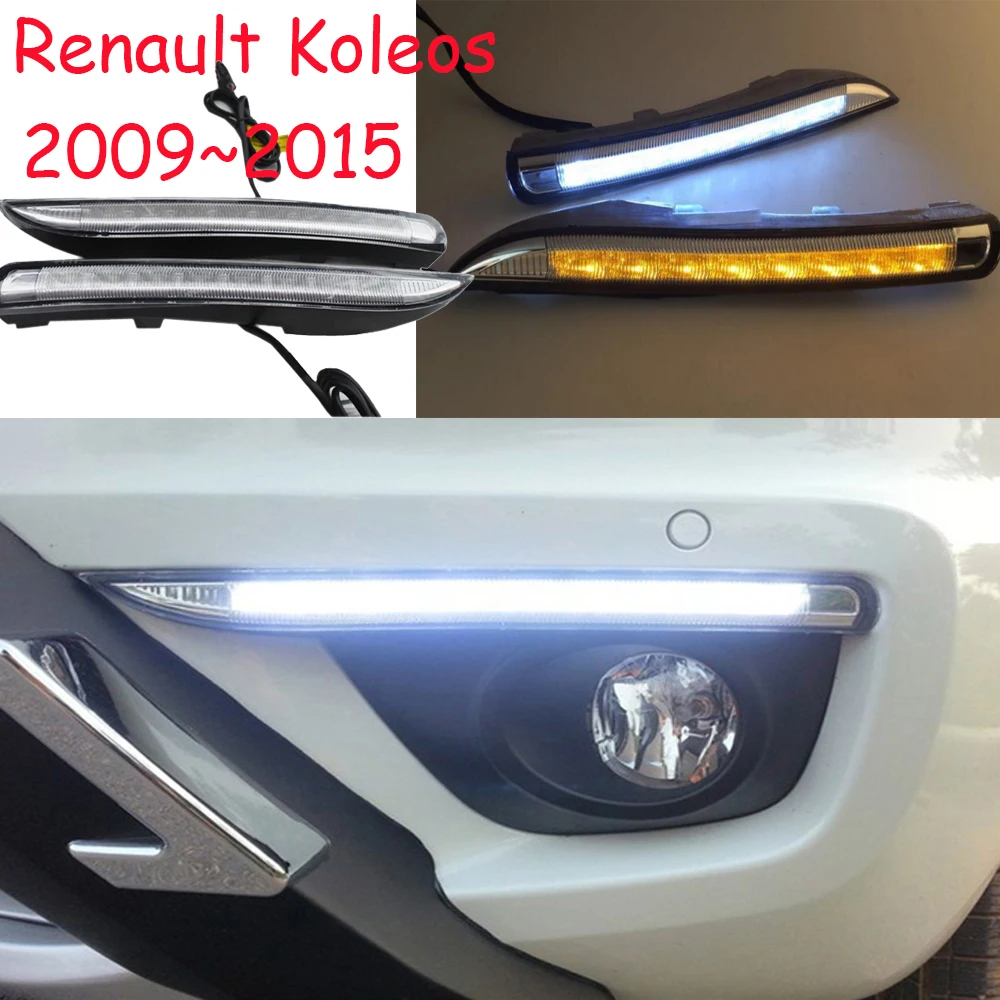 Accesorios para renault koleos 2008-2011 espejo carcasa con intermitente de LED Negro