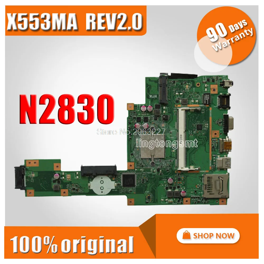 X553MA motherboard X553ma REV2.0 with N2830U FOR ASUS A553M D553M F553M ...