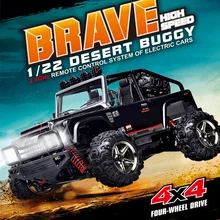 New 45KM H RC Desert Buggy Car 1 22 4WD Proportional Mini RC Climber Crawler Metal