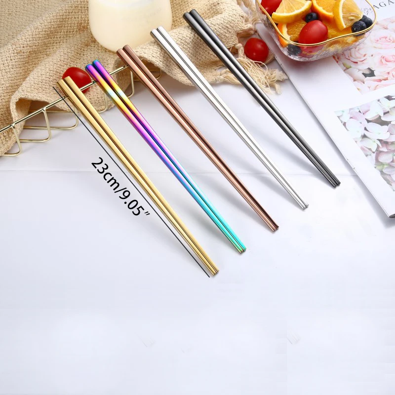 Rose gold chopsticks  (1)