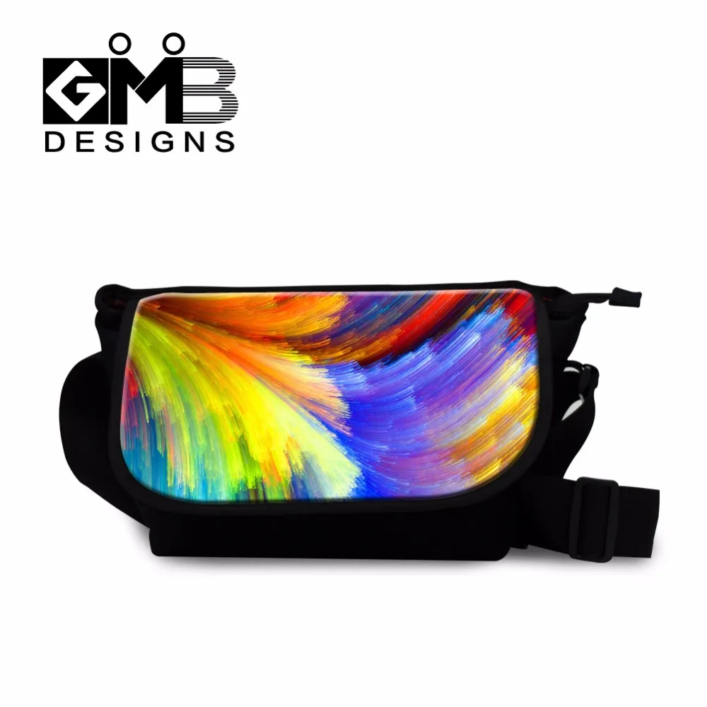 Dispalang Stylish Watercolor Over Shoulder Messenger Bag Custom Dispalang Stylish Watercolor Over Shoulder Messenger Bag Custom Canvas Crossbody Bags For College Students Casual Cross Side In From