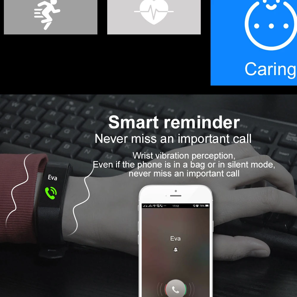 Спортивные смарт браслет для мужчин и женщин Bluetooth цифровые светодиодные Смарт