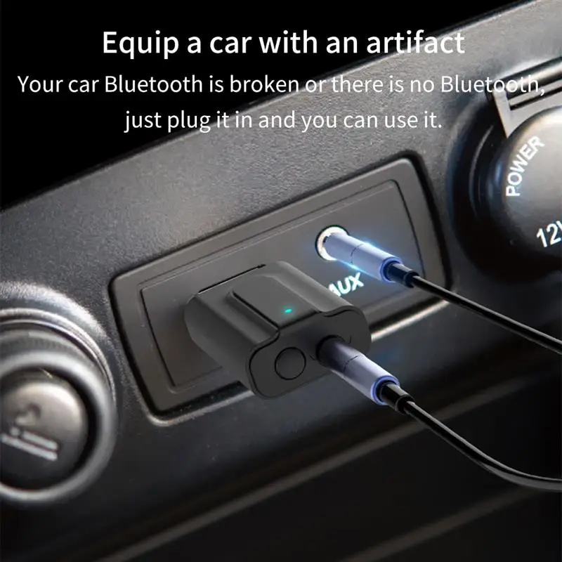 Onever Bluetooth аудио приемник передатчик Мини 3,5 мм AUX Стерео Bluetooth передатчик для телевизора ПК беспроводной адаптер для автомобиля