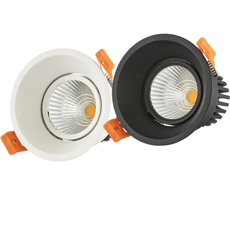 Dimmable LED Downlight 5W 7W 12W 85 265V COB LED DownLights Dimmable