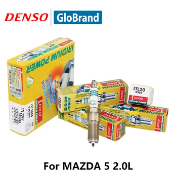 

DENSO Car Spark Plug For MAZDA 5 2.0L Ford S-Max 2.3L Focus 1.6L Chevrolet Camaro3.6L Volvo S60 V60 Iridium ITL20