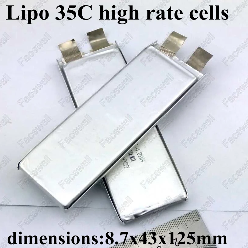 Аккумулятор 35C lipo 3 7 В 4200 мАч разряжаемая батарея 30c для 2s 4 RC diy 4000 rc Квадрокоптер