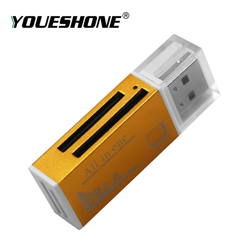 Горячая мульти все в 1 Micro USB 2,0 устройство для чтения карт памяти Адаптер для Micro SD TF M2 MMC MS PRO DUO кардридер