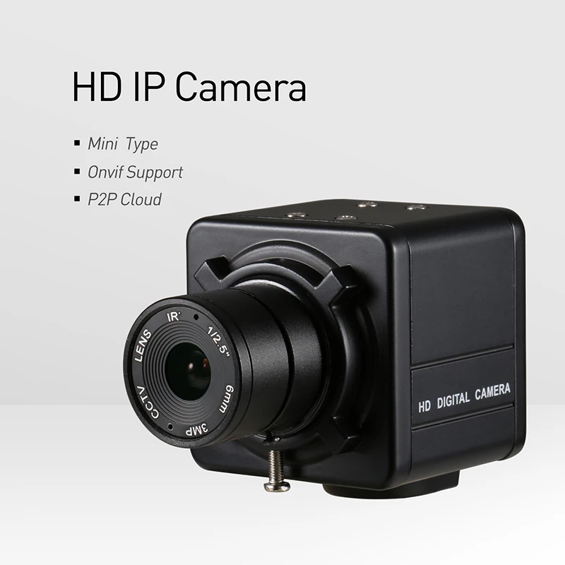 Мини камера видеонаблюдения HD 1080P металлическая безопасности для помещений МП