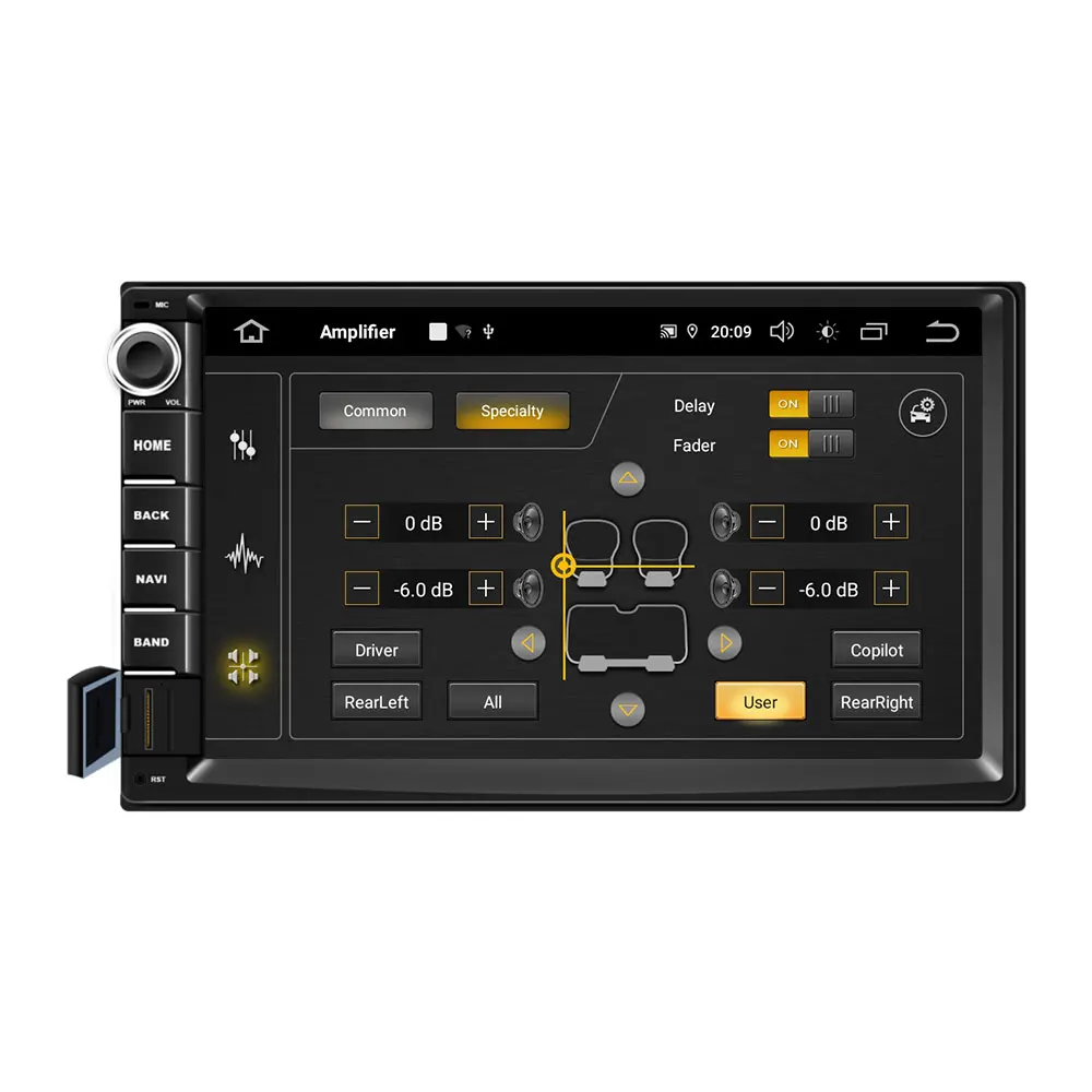 Best Podofo DSP Android 9.0 Universal 2 din auto Multimedia Player car radio Stereo 2din 7" MP5 Player (No DVD) GPS Navigation WiFi 13