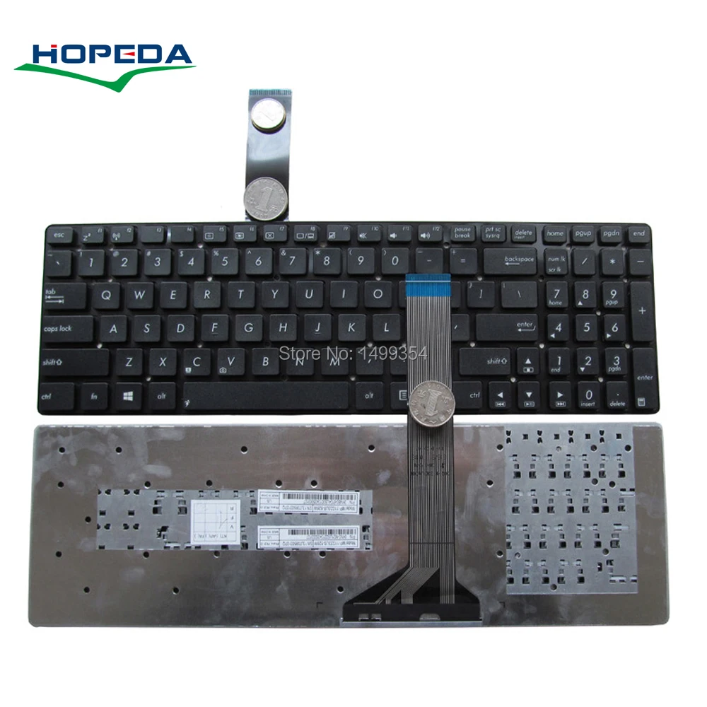 

New Laptop Keyboard For ASUS K55V K55A R500V K55VD R700V A55V K55N K55DE K55VJ Keyboard Replacement