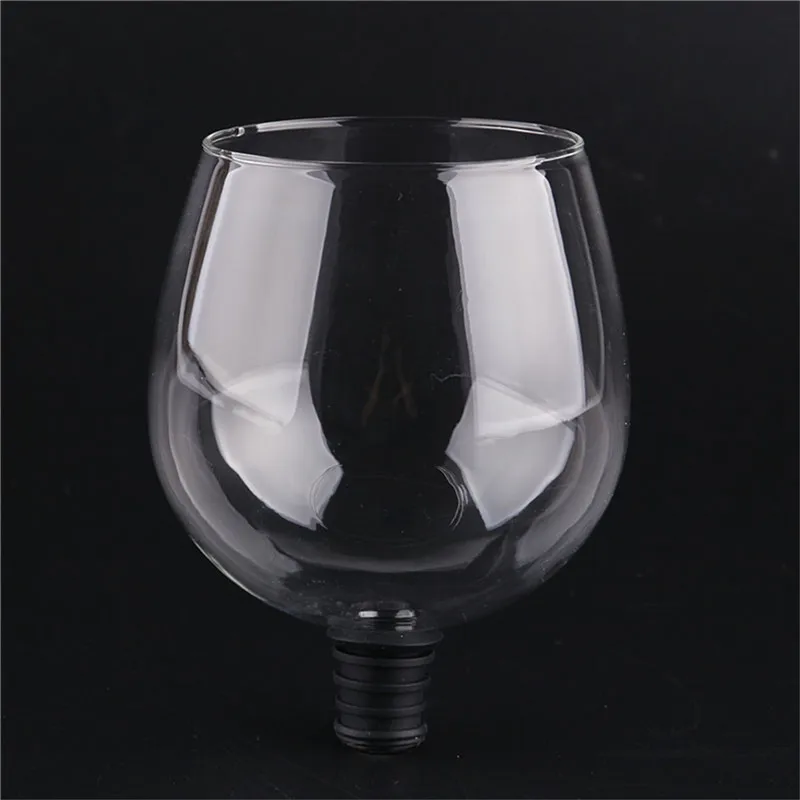 Креативная посуда прозрачная прямая для питья вина стеклянный декантатор чашка упакована в бутылки вина Пробка Бар инструменты