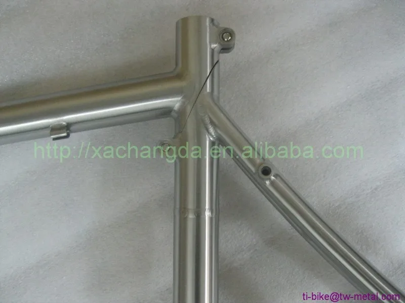 Discount Titanium breakaway & Couple Bike frame Mountain with taper head tube Custom Bike frame with brushed XACD titanium MTB bike frame 3 Discount Titanium breakaway & Couple Bike frame Mountain with taper head tube Custom Bike frame with brushed XACD titanium MTB bike frame 3