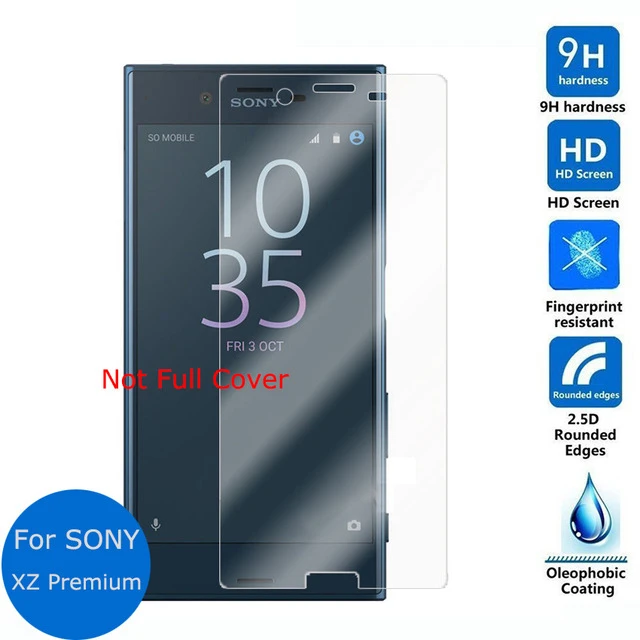 

For Sony Xperia XZ Premium Dual Tempered Glass 9H High Quality Protective Film Explosion-proof Screen Protector For G8141 G8142