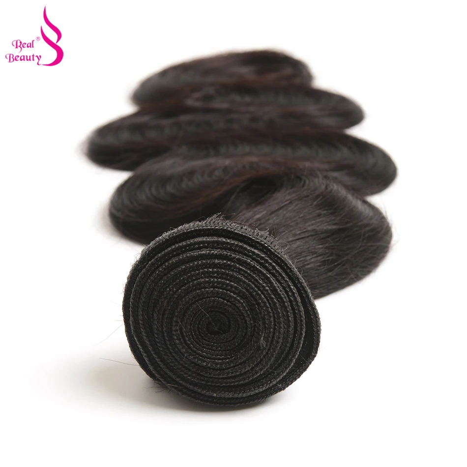 Body Wave Indian Hair 4 Bundles Human Hair Extensions Real Beauty Non-Remy Hair Weave Bundles 8-30 (19)