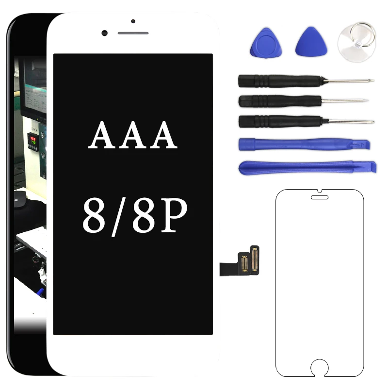 

Grade LCD For iphone 8 LCD Display AAA No Dead Pixel Screen With Touch Digitizer For iphone 8 8 Plus Display Black&White