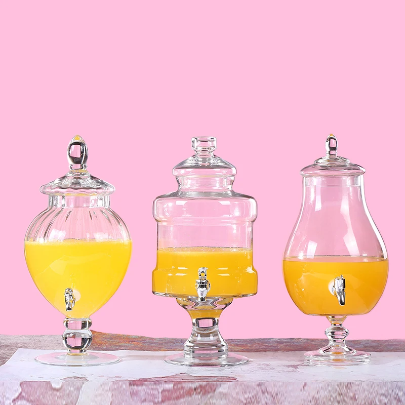 Европейская Стеклянная банка для фруктового сока 5000 мл подходит всех видов